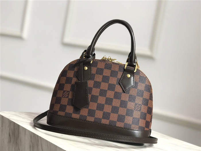 Louis Vuitton Alma BB Bag Monogram Ebene N41221 High