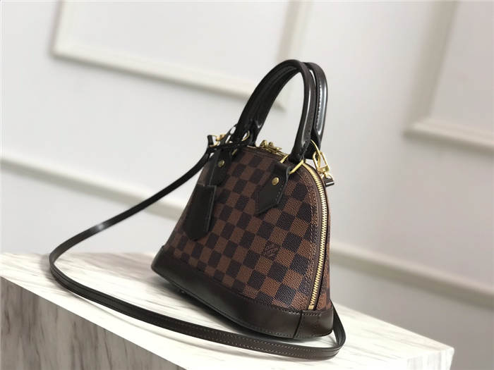 Louis Vuitton Alma BB Bag Monogram Ebene N41221 High