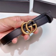 Gucci Leather belt with Double G buckle 20MM High