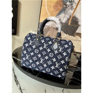 Louis Vuitton Speedy Bandouliere 25 Denim jacquard textile M59609 High