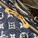 Louis Vuitton Speedy Bandouliere 25 Denim jacquard textile M59609 High