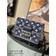 Louis Vuitton Mini Dauphine Bag Denim Blue M59716 High