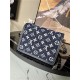 Louis Vuitton Mini Dauphine Bag Denim Blue M59716 High