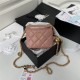 Chanel SMALL VANITY WITH CHAIN Lambskin & Gold-Tone Metal AP1447 Pink A