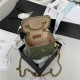 Chanel SMALL VANITY WITH CHAIN Lambskin & Gold-Tone Metal AP1447 Green A