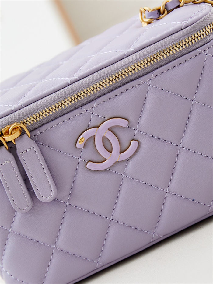 Chanel Vanity with Chain AP3940 Lambskin Lilac High