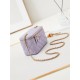 Chanel Vanity with Chain AP3940 Lambskin Lilac High