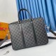 Louis Vuitton BRIEFCASE BAG Damier Graphite N40007 High