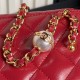 Chanel Vanity with Chain AP4283 Lambskin Red High