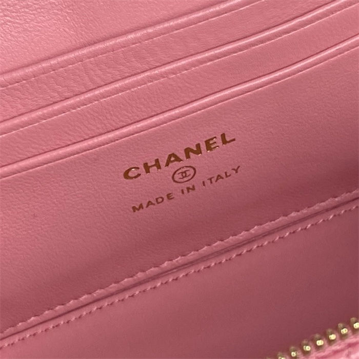 Chanel Vanity with Chain AP4283 Lambskin Pink High