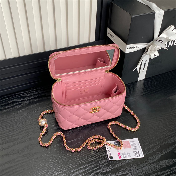 Chanel Vanity with Chain AP4283 Lambskin Pink High