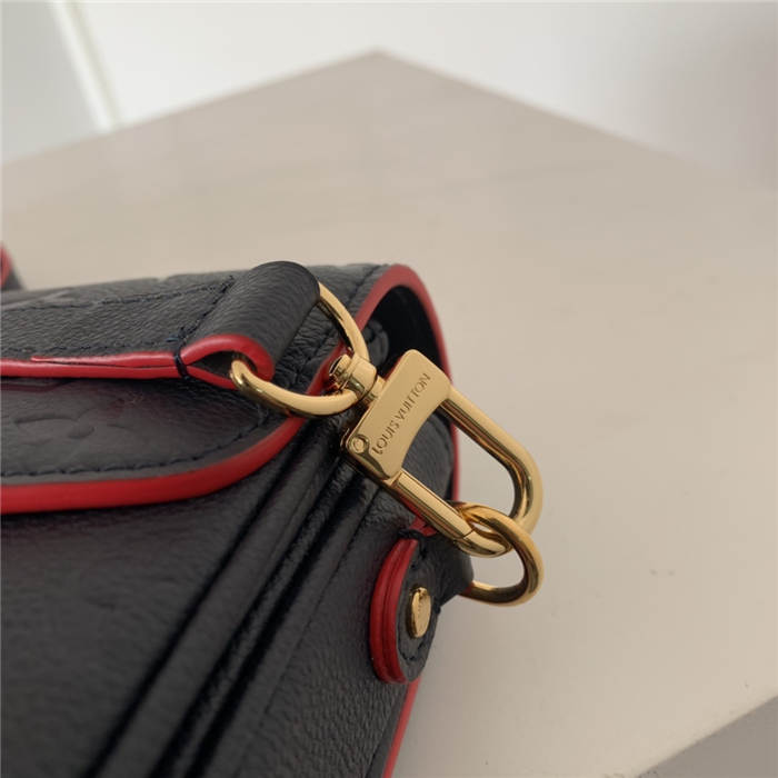 Louis Vuitton POCHETTE METIS Bag Monogram Empreinte Navy Red M44071 High