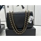 Chanel Large Classic Flap Bag AS1101 Lambskin Gold-Metal Black High