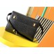 MANHATTAN SMALL SHOULDER BAG IN SHINY CROCODILE-EMBOSSED LEATHER High