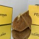 Fendi FIRST SMALL sheepskin bag Brown High