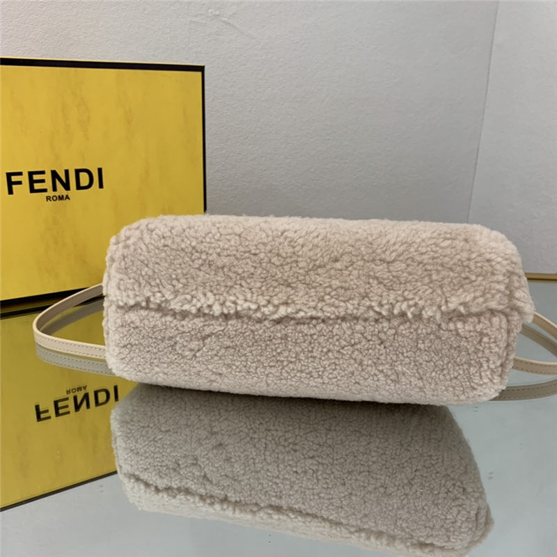 Fendi FIRST SMALL sheepskin bag Pink High