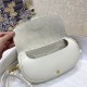 Dior BOBBY EAST-WEST BAG Box Calfskin White High