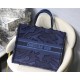 LARGE Dior BOOK TOTE Tassle Denim High