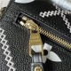 Louis Vuitton POCHETTE MÉTIS Embroidered embossed supple grained cowhide leather Black M46028 High