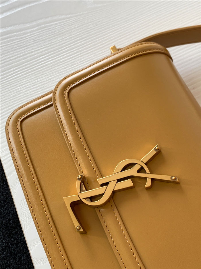 SOLFERINO SMALL SATCHEL IN BOX SAINT LAURENT LEATHER High