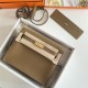 Hermes Kelly Danse 22cm Evercolor WAX Weimer Beige Gold Metal High