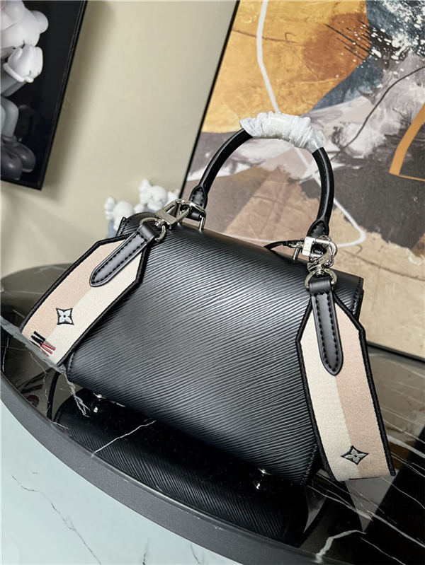 Louis Vuitton CLUNY MINI Epi grained-cowhide leather and Epi smooth cowhide leather Black M58931 High