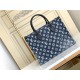 Louis Vuitton ONTHEGO MM Monogram Jacquard Denim Blue M59608 High