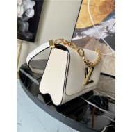 Louis Vuitton TWIST MM Epi Leather M50282 Cream High