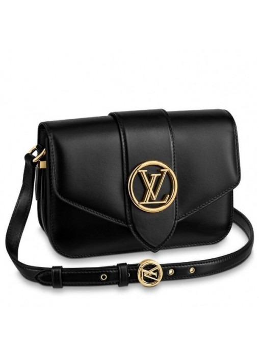 LV Pont 9 Bag In Black Calfskin M55948 High