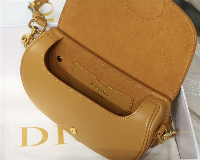 Dior BOBBY EAST-WEST BAG Box Calfskin Amber High