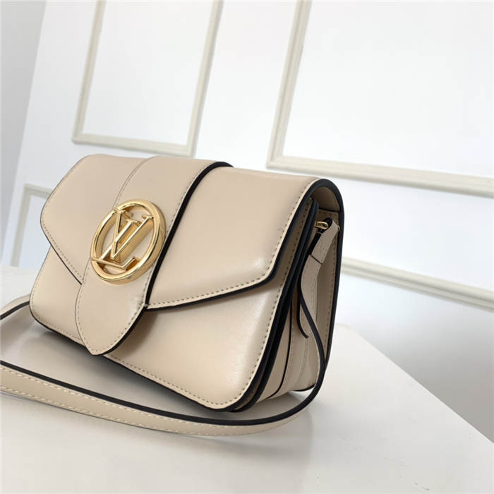 LV Pont 9 Bag In Cream Calfskin M55950 High