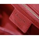 MEDIUM Dior CARO BAG Supple Cannage Calfskin Red High