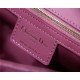 MEDIUM Dior CARO BAG Supple Cannage Calfskin Pink High