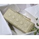 MEDIUM Dior CARO BAG Supple Cannage Calfskin Beige High