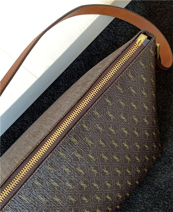 LE MONOGRAMME CROSSBODY BAG IN MONOGRAM CANVAS AND SMOOTH LEATHER High