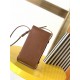 TUC PHONE POUCH WITH STRAP IN SUPPLE CALFSKIN High