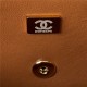 Chanel SMALL FLAP BAG With Top Diamond Handle Lambskin & Gold-Tone Metal AS4141 Caramel A