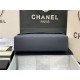 Chanel FLAP BAG Calfskin A8095 Navy Blue High