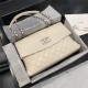 Chanel FLAP BAG Calfskin A8095 Cream High