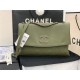 Chanel FLAP BAG Calfskin A8095 Green High