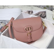 MEDIUM Dior BOBBY BAG Box Calfskin Pink High