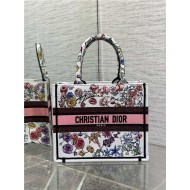 SMALL Dior BOOK TOTE Florilegio Embroidery High