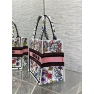 SMALL Dior BOOK TOTE Florilegio Embroidery High