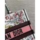 MEDIUM Dior BOOK TOTE Florilegio Embroidery High