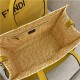 Fendi SHOPPER glazed canvas bag Yellow High