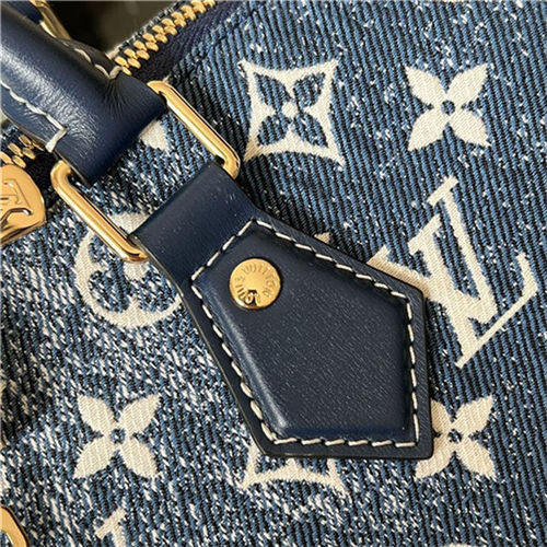 Louis Vuitton Speedy Bandouliere 25 Denim jacquard textile M59609 High