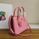 Prada Medium Galleria Bag In Saffiano Leather Pink High