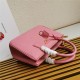 Prada Medium Galleria Bag In Saffiano Leather Pink High