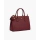 Prada Large Galleria Bag In Saffiano Leather Burgundy High