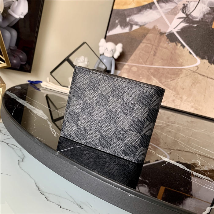 Louis Vuitton Amerigo Wallet N60053 Damier Graphite High